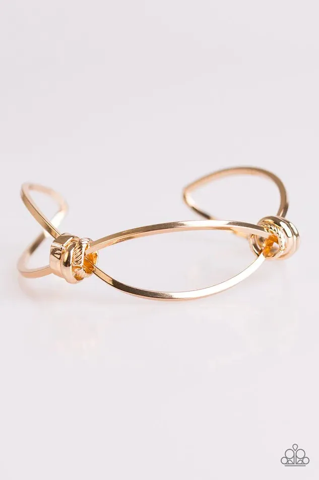 Paparazzi Jewelry Bracelets Paparazzi Bracelet City Cadence Gold