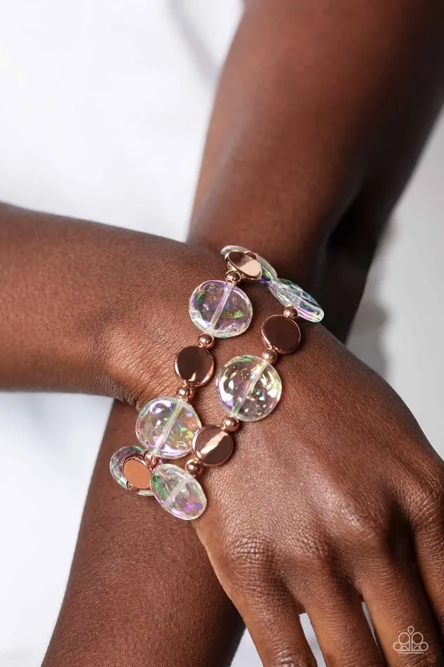 Paparazzi Jewelry Bracelets Paparazzi Bracelet Discus Throw Copper