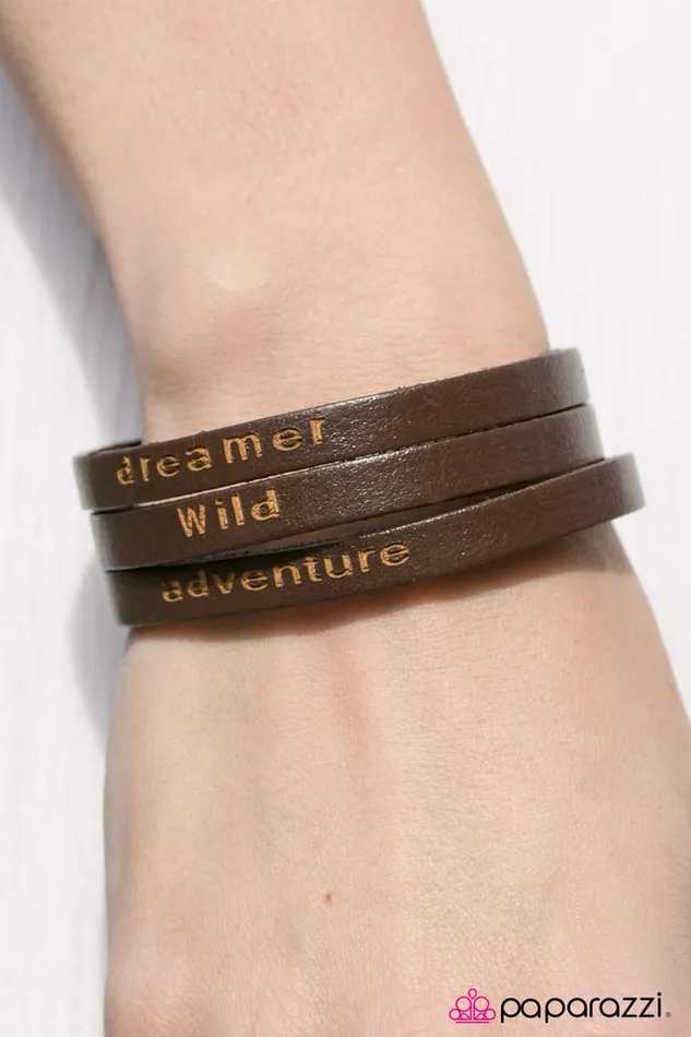 Paparazzi Jewelry Bracelets Paparazzi Bracelet Dream Wild Brown