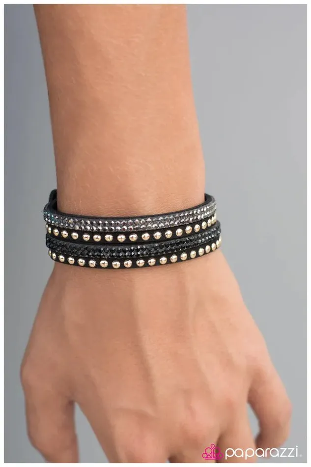 Paparazzi Jewelry Bracelets Paparazzi Bracelet Hexed Black