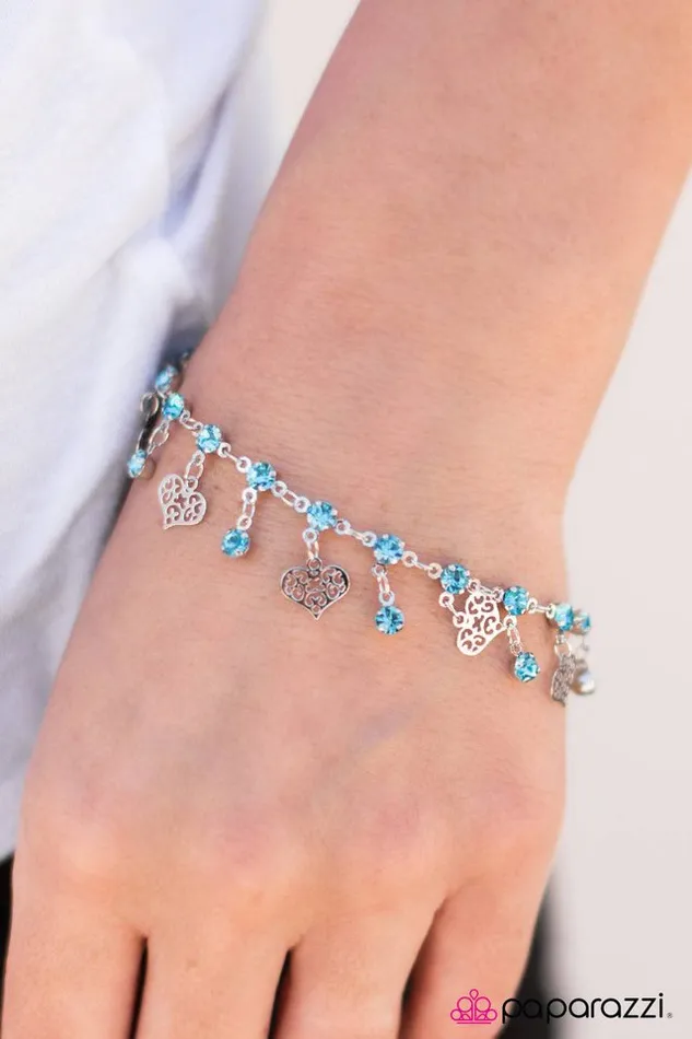 Paparazzi Jewelry Bracelets Paparazzi Bracelet If My Heart Had Windows Blue
