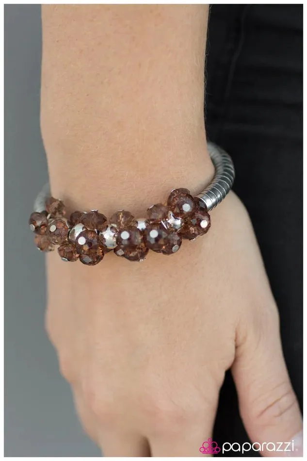 Paparazzi Jewelry Bracelets Paparazzi Bracelet Im Blushing Brown
