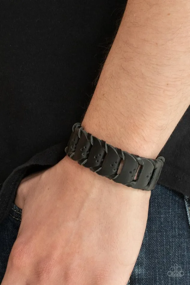 Paparazzi Jewelry Bracelets Paparazzi Bracelet Knocked for a Loop Black