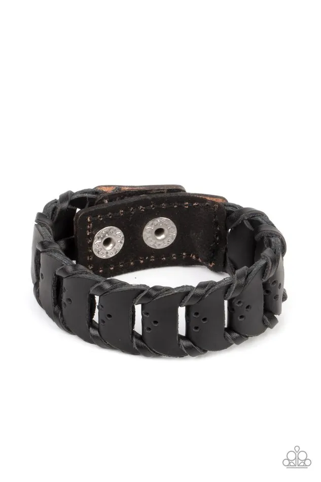 Paparazzi Jewelry Bracelets Paparazzi Bracelet Knocked for a Loop Black Paparazzi Jewelry Bracelets Paparazzi Bracelet Knocked for a Loop Black