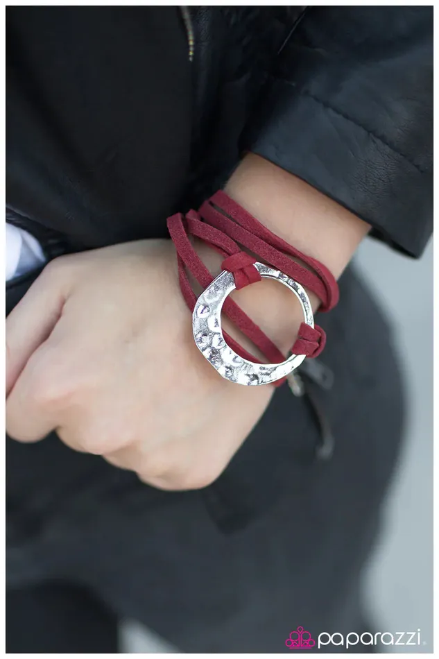 Paparazzi Jewelry Bracelets Paparazzi Bracelet Mojave Sun Red