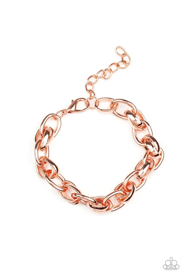 Paparazzi Jewelry Bracelets Paparazzi Bracelet Rookie Roulette Copper