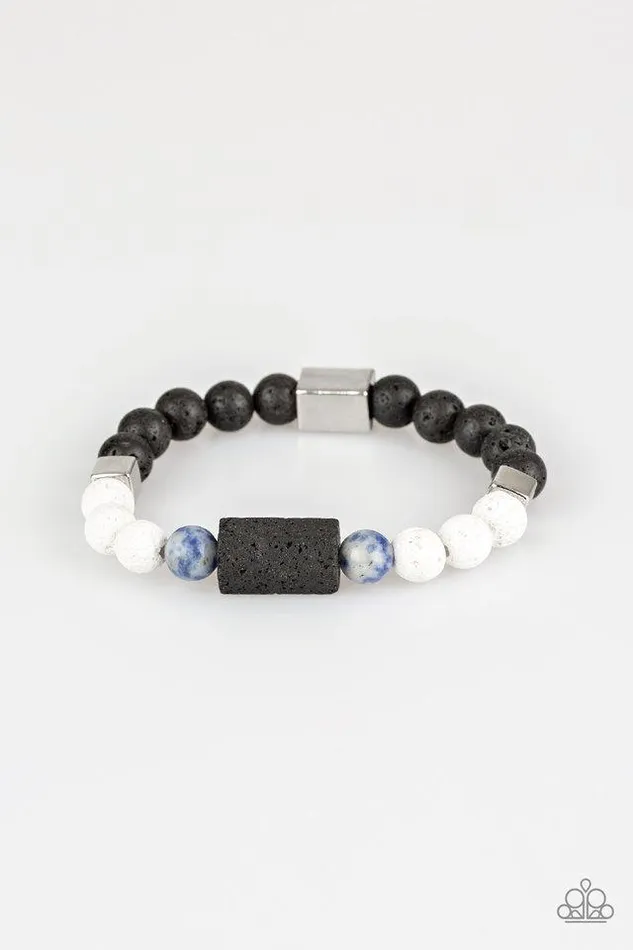 Paparazzi Jewelry Bracelets Paparazzi Bracelet Run Out The BLOCK Blue