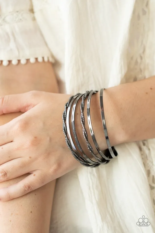 Paparazzi Jewelry Bracelets Paparazzi Bracelet Sensational Shimmer Black