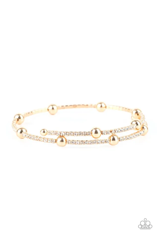 Paparazzi Jewelry Bracelets Paparazzi Bracelet Standout Shimmer Gold Paparazzi Jewelry Bracelets Paparazzi Bracelet Standout Shimmer Gold