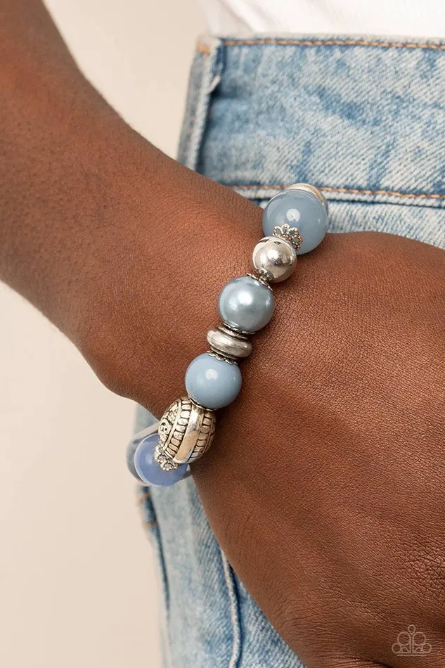 Paparazzi Jewelry Bracelets Paparazzi Bracelet Tonal Takeover Blue