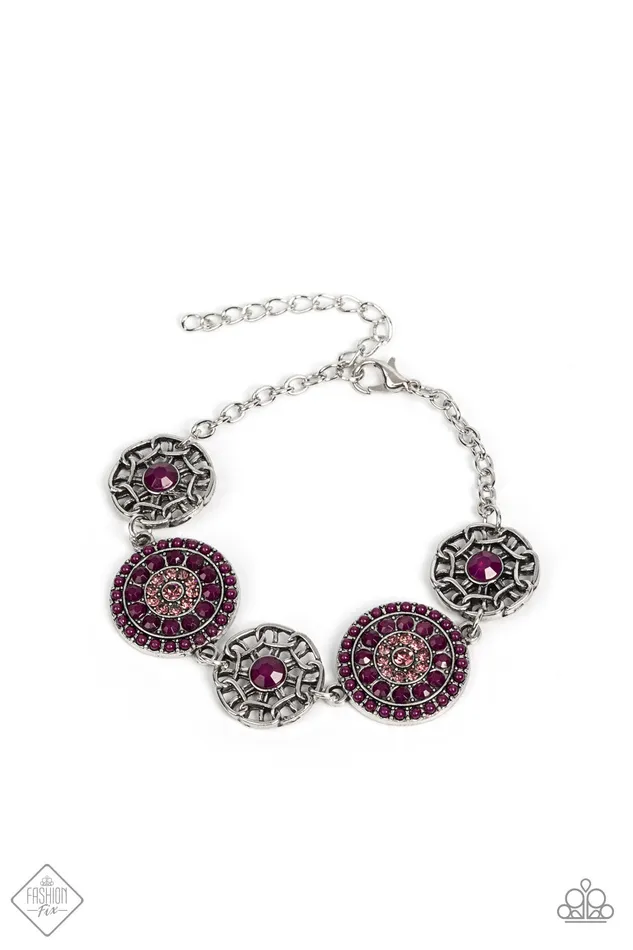 Paparazzi Jewelry Bracelets Paparazzi Bracelet Vogue GardenVariety Purple