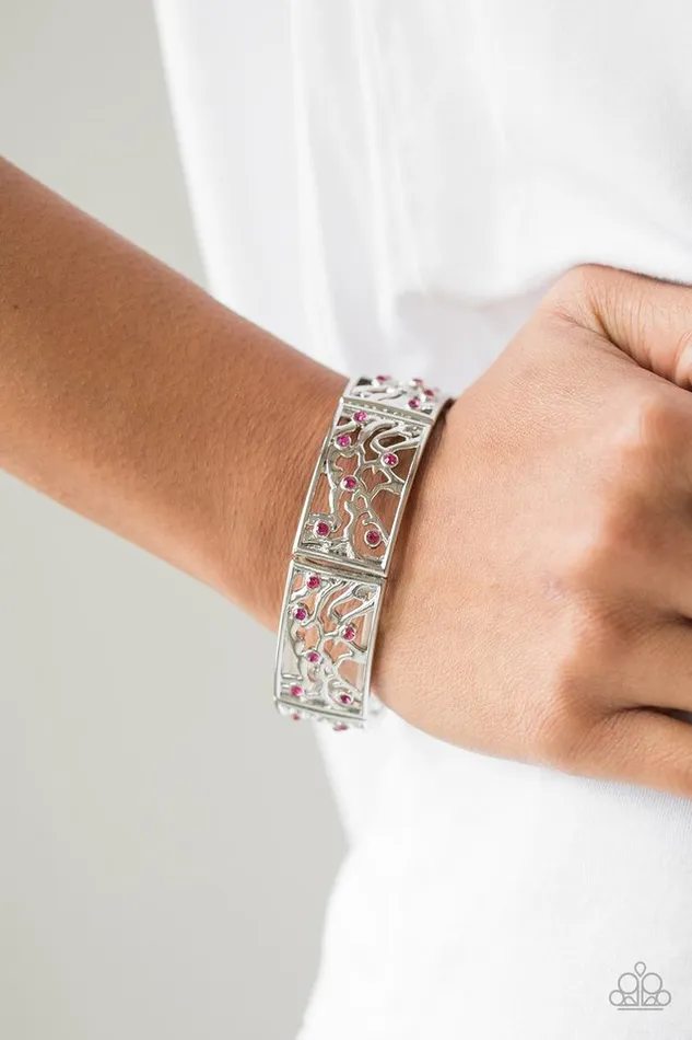 Paparazzi Jewelry Bracelets Paparazzi Bracelet Yours and VINE Pink
