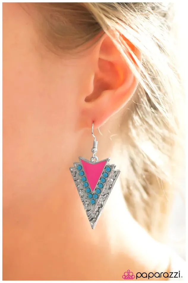 Paparazzi Jewelry Earrings Paparazzi Earring Breakout Artist Multi