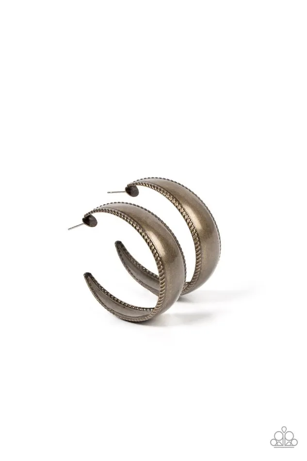 Paparazzi Jewelry Earrings Paparazzi Earring Dune Dynasty Brass Paparazzi Jewelry Earrings Paparazzi Earring Dune Dynasty Brass