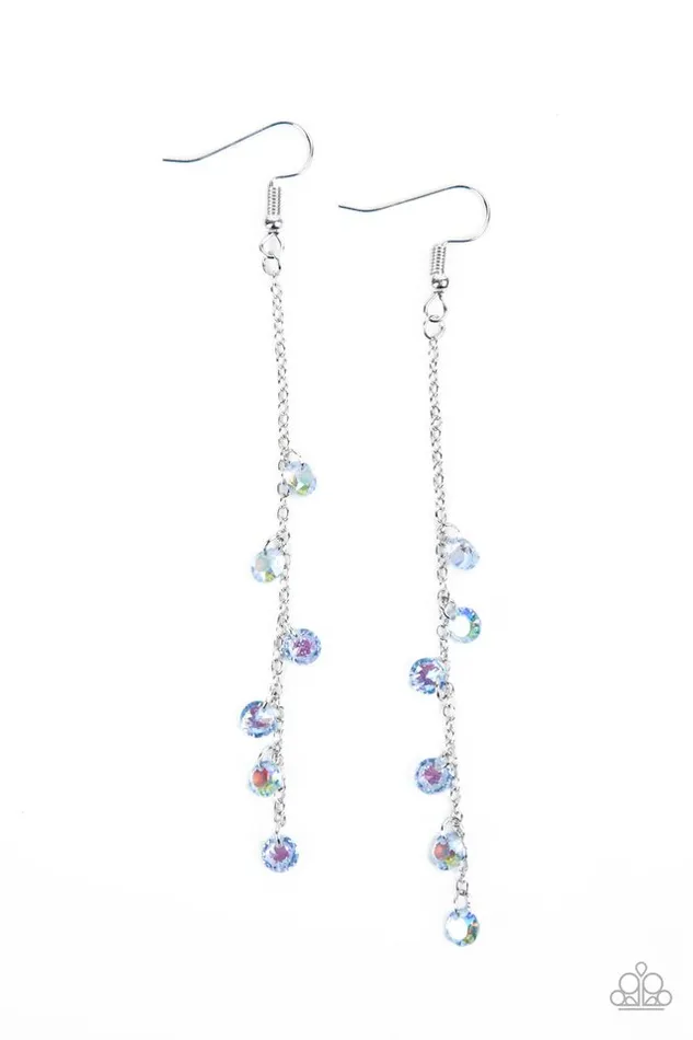Paparazzi Jewelry Earrings Paparazzi Earring Extended Eloquence Blue Paparazzi Jewelry Earrings Paparazzi Earring Extended Eloquence Blue