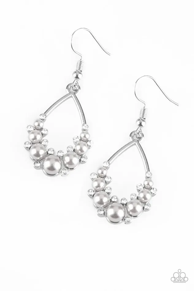 Paparazzi Jewelry Earrings Paparazzi Earring Fancy First Silver