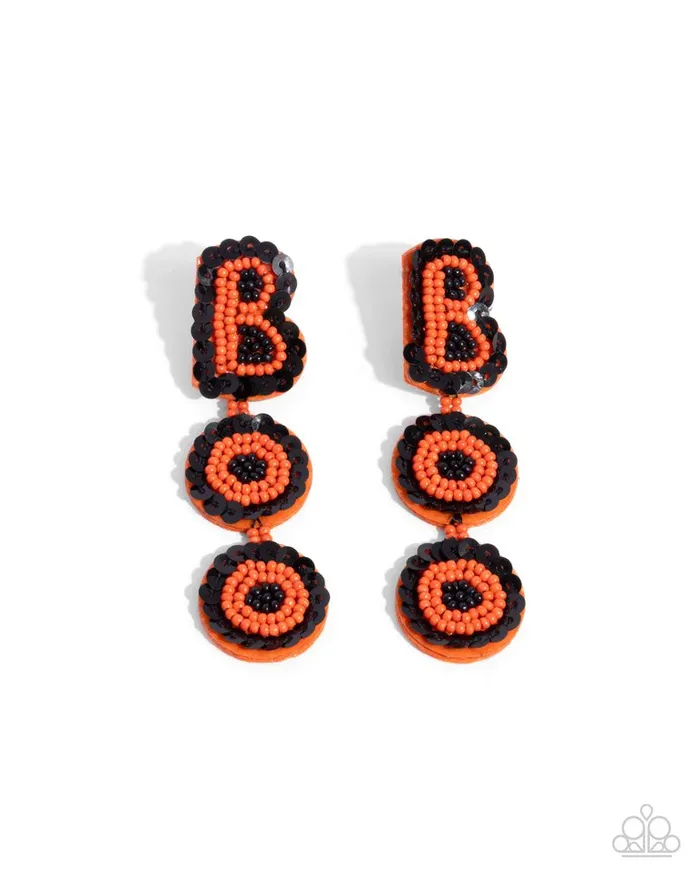 Paparazzi Jewelry Earrings Paparazzi Earring Halloween Bash Orange Paparazzi Jewelry Earrings Paparazzi Earring Halloween Bash Orange