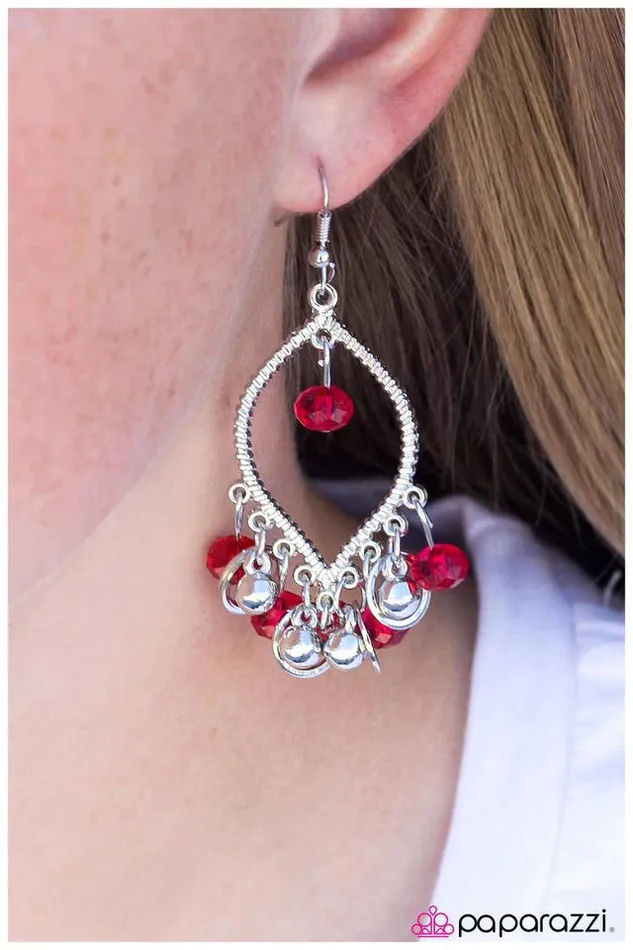 Paparazzi Jewelry Earrings Paparazzi Earring Hocus Pocus Red