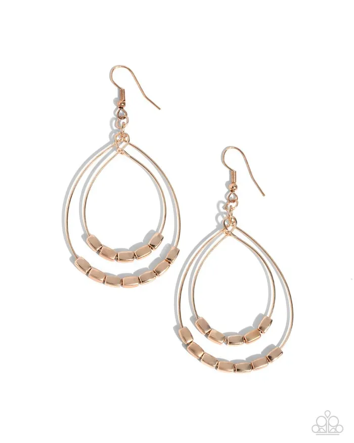 Paparazzi Jewelry Earrings Paparazzi Earring Industrial Artisan Rose Gold Paparazzi Jewelry Earrings Paparazzi Earring Industrial Artisan Rose Gold