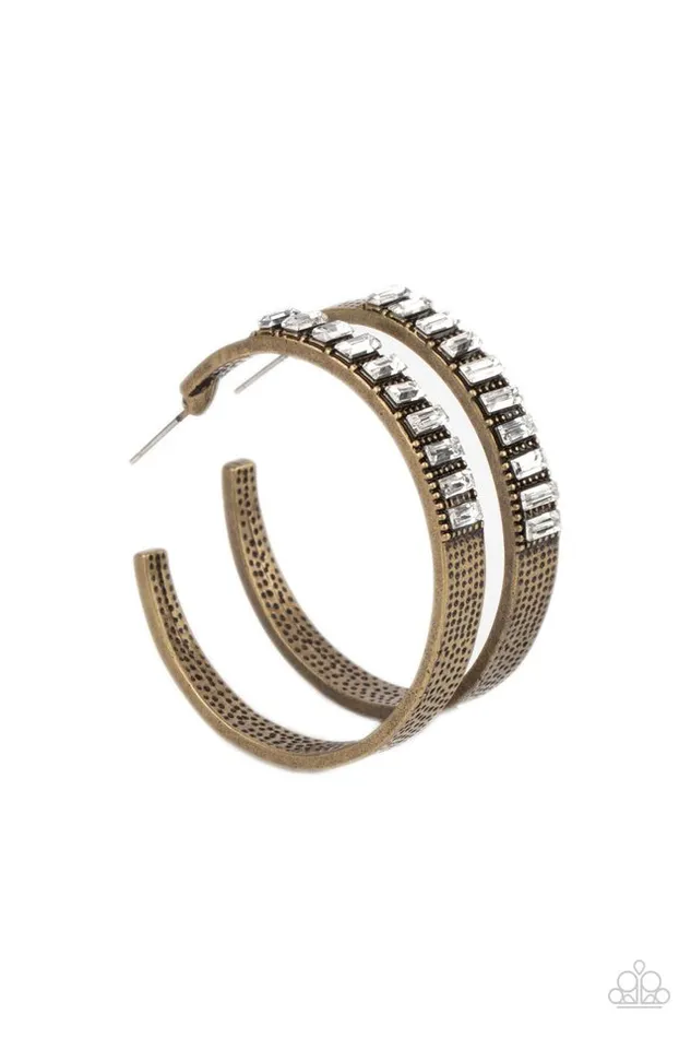 Paparazzi Jewelry Earrings Paparazzi Earring More To Love Brass Paparazzi Jewelry Earrings Paparazzi Earring More To Love Brass