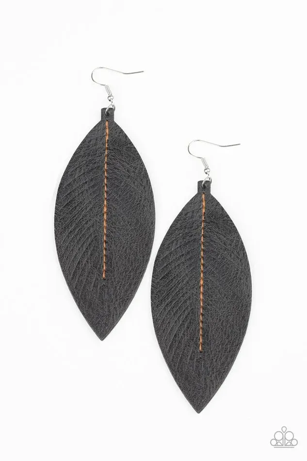 Paparazzi Jewelry Earrings Paparazzi Earring Naturally Beautiful Black