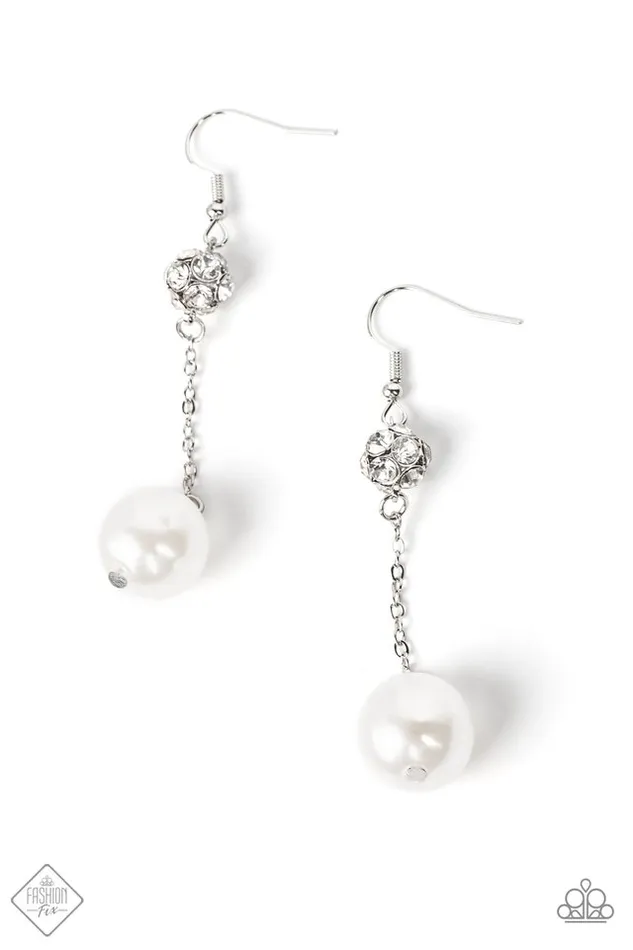 Paparazzi Jewelry Earrings Paparazzi Earring Nautical Nostalgia White Paparazzi Jewelry Earrings Paparazzi Earring Nautical Nostalgia White