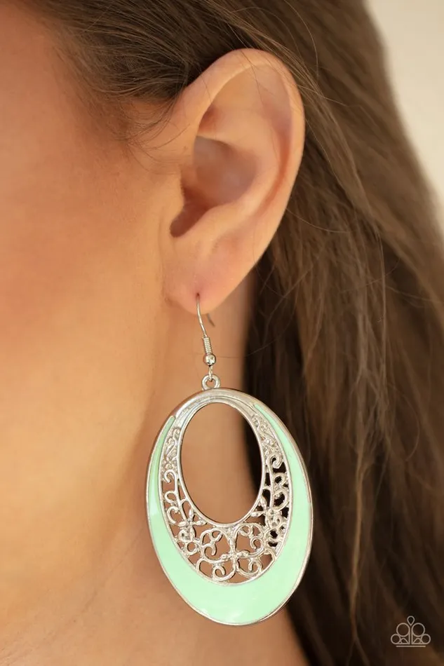 Paparazzi Jewelry Earrings Paparazzi Earring Orchard Bliss Green