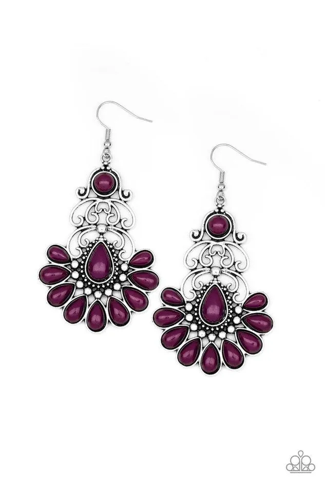 Paparazzi Jewelry Earrings Paparazzi Earring Paradise Parlor Purple