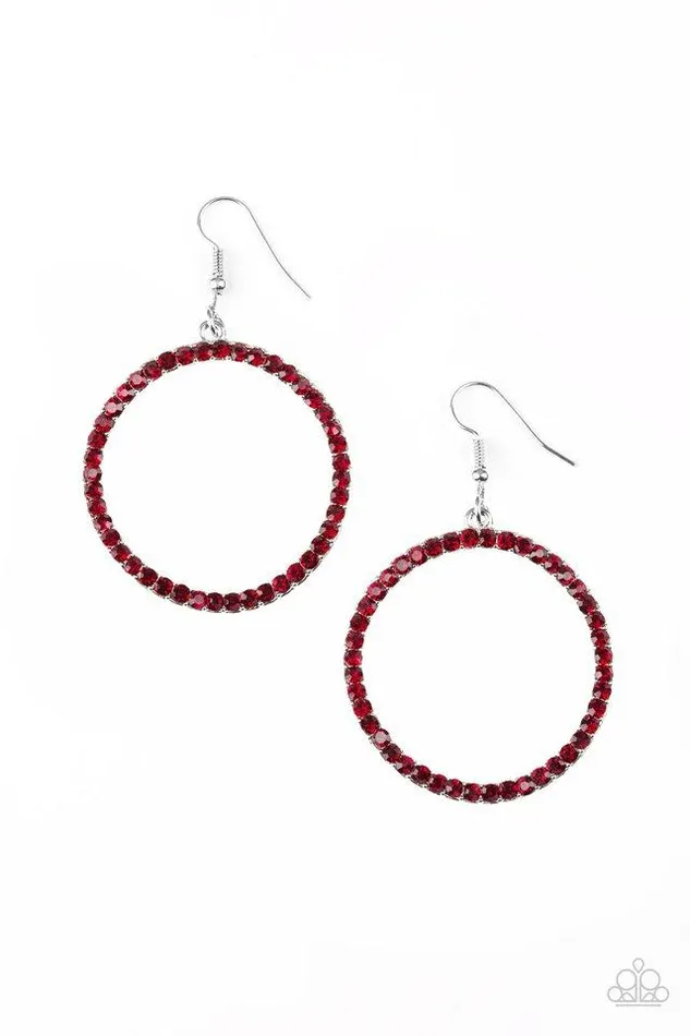 Paparazzi Jewelry Earrings Paparazzi Earring Stoppin Traffic Red