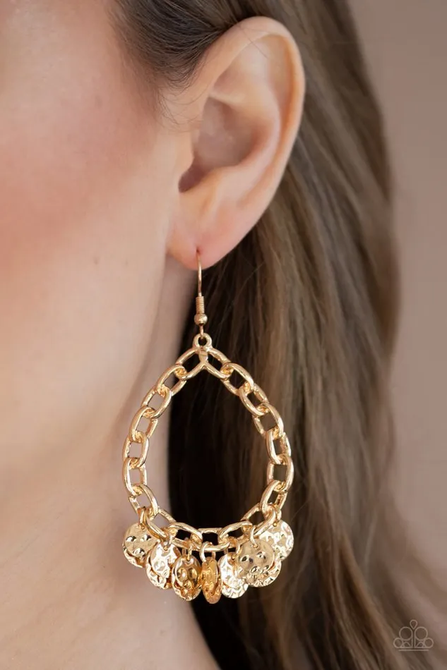 Paparazzi Jewelry Earrings Paparazzi Earring Street Appeal Gold