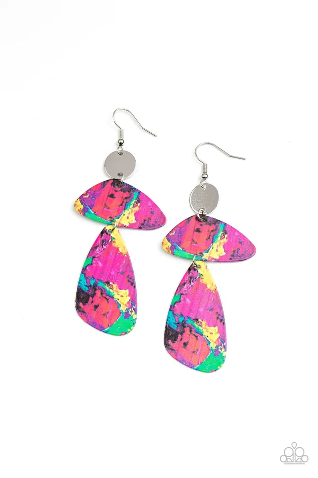 Paparazzi Jewelry Earrings Paparazzi Earring SWATCH Me Now Multi
