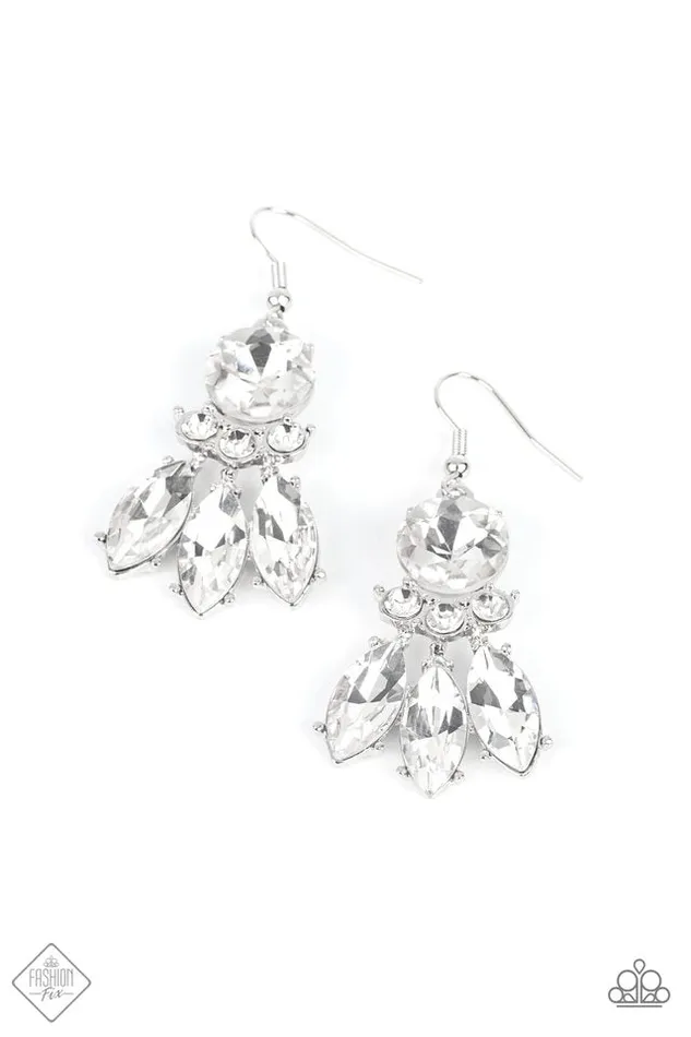 Paparazzi Jewelry Earrings Paparazzi Earring To Have and to SPARKLE White Paparazzi Jewelry Earrings Paparazzi Earring To Have and to SPARKLE White