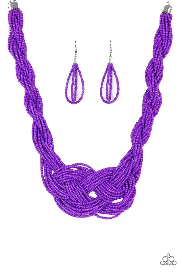 Paparazzi Jewelry Necklaces Paparazzi Necklace A Standing Ovation Purple