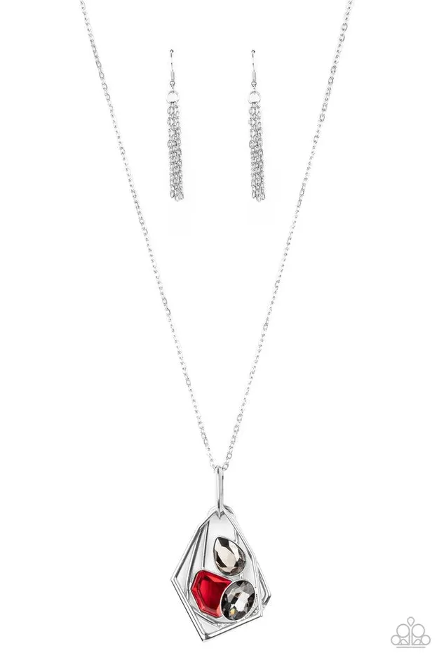 Paparazzi Jewelry Necklaces Paparazzi Necklace All Systems GLOW Red Paparazzi Jewelry Necklaces Paparazzi Necklace All Systems GLOW Red