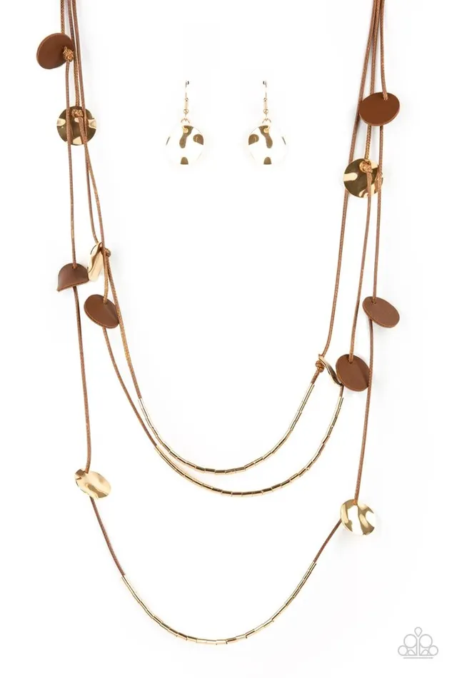 Paparazzi Jewelry Necklaces Paparazzi Necklace Alluring Luxe Brown Paparazzi Jewelry Necklaces Paparazzi Necklace Alluring Luxe Brown