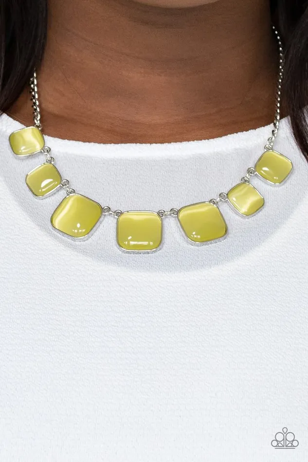 Paparazzi Jewelry Necklaces Paparazzi Necklace Aura Allure Yellow