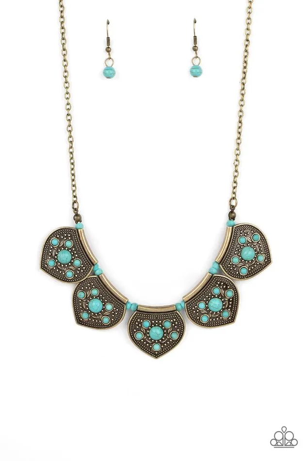 Paparazzi Jewelry Necklaces Paparazzi Necklace Badlands Basin Brass