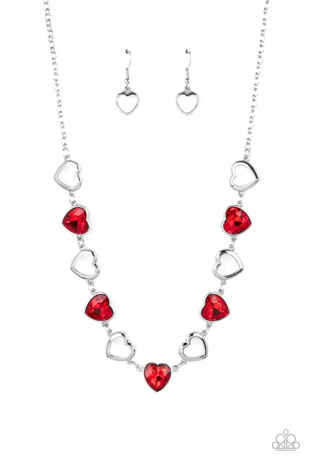 Paparazzi Jewelry Necklaces Paparazzi Necklace Contemporary Cupid Red Paparazzi Jewelry Necklaces Paparazzi Necklace Contemporary Cupid Red