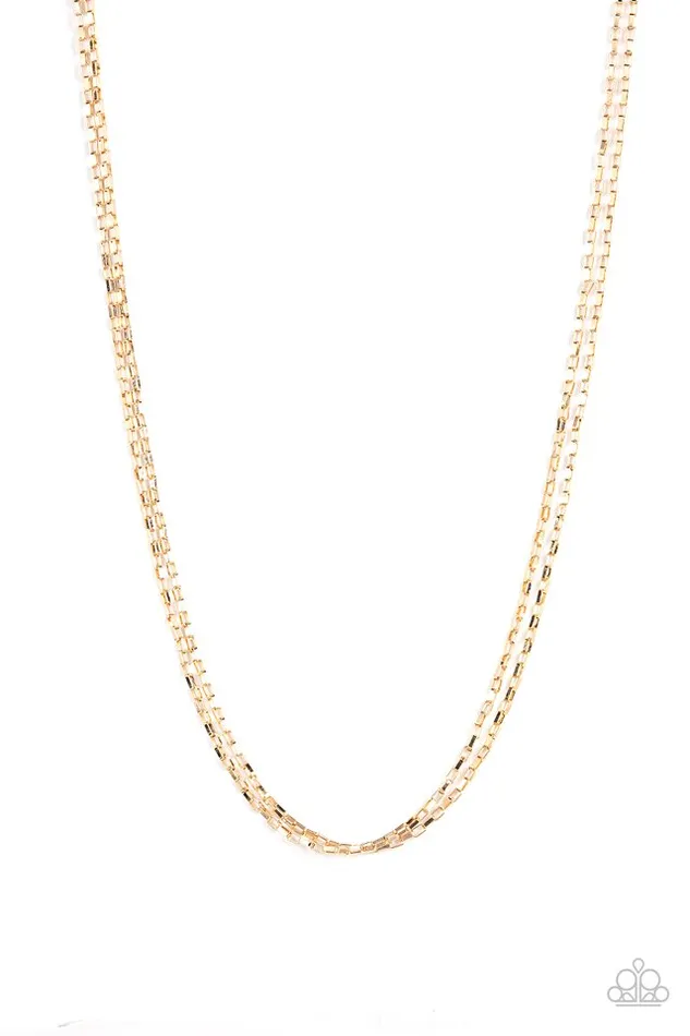 Paparazzi Jewelry Necklaces Paparazzi Necklace Dead Heat Gold Paparazzi Jewelry Necklaces Paparazzi Necklace Dead Heat Gold