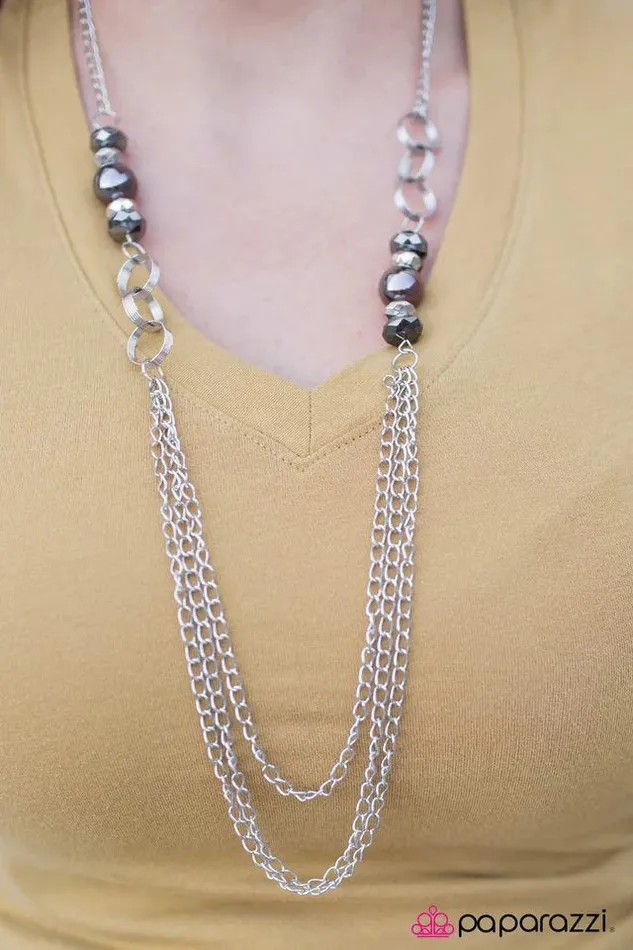 Paparazzi Jewelry Necklaces Paparazzi Necklace Delirium Brown