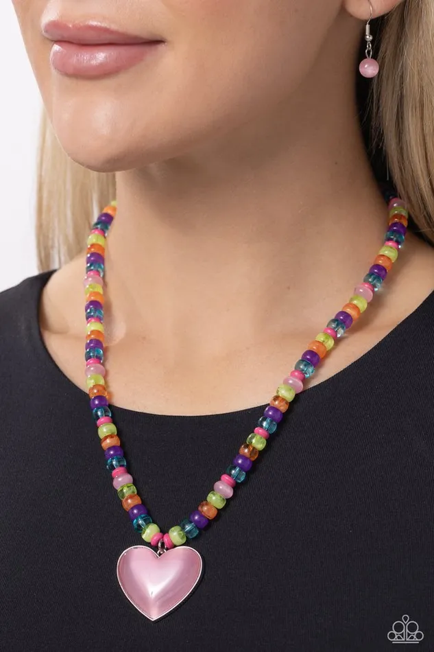 Paparazzi Jewelry Necklaces Paparazzi Necklace Desertscape Delight Pink