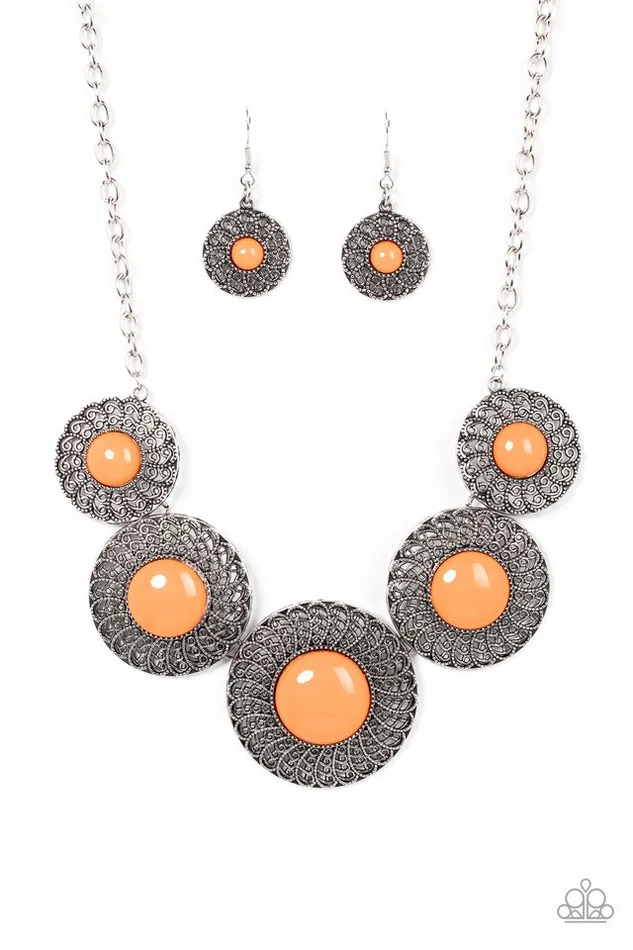 Paparazzi Jewelry Necklaces Paparazzi Necklace Detail Orientated Orange Paparazzi Jewelry Necklaces Paparazzi Necklace Detail Orientated Orange