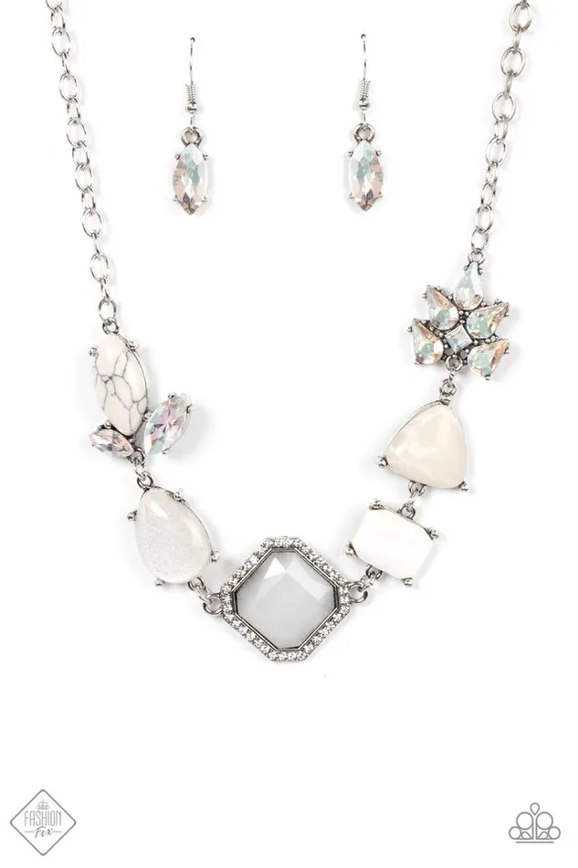 Paparazzi Jewelry Necklaces Paparazzi Necklace Eco Enchantment White Paparazzi Jewelry Necklaces Paparazzi Necklace Eco Enchantment White