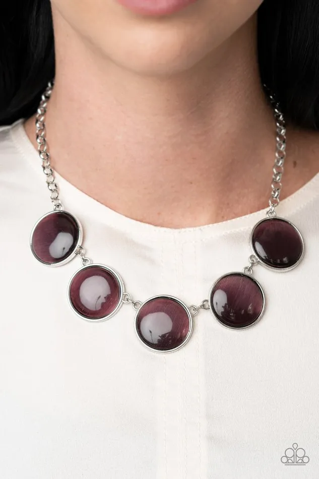 Paparazzi Jewelry Necklaces Paparazzi Necklace Ethereal Escape Purple