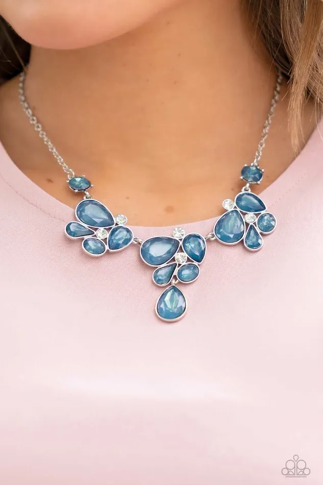 Paparazzi Jewelry Necklaces Paparazzi Necklace Everglade Escape Blue