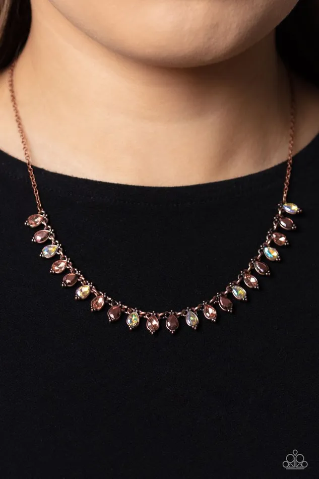 Paparazzi Jewelry Necklaces Paparazzi Necklace Fairy Light Fashion Copper