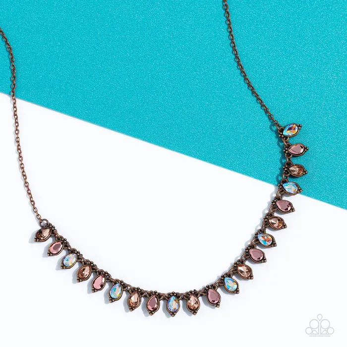 Paparazzi Jewelry Necklaces Paparazzi Necklace Fairy Light Fashion Copper Paparazzi Jewelry Necklaces Paparazzi Necklace Fairy Light Fashion Copper