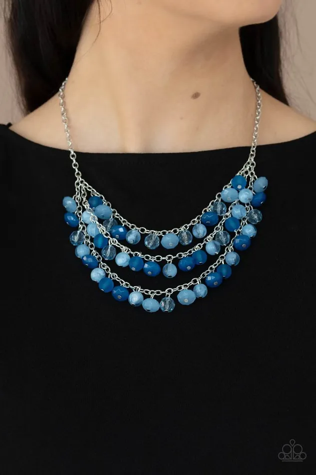 Paparazzi Jewelry Necklaces Paparazzi Necklace Fairytale Timelessness Blue
