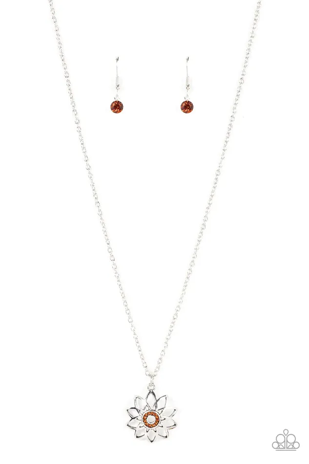 Paparazzi Jewelry Necklaces Paparazzi Necklace Farmstead Fairytale Brown