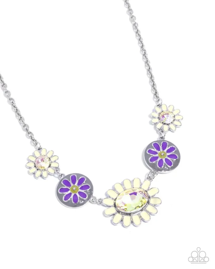 Paparazzi Jewelry Necklaces Paparazzi Necklace Floral Facade Yellow Paparazzi Jewelry Necklaces Paparazzi Necklace Floral Facade Yellow